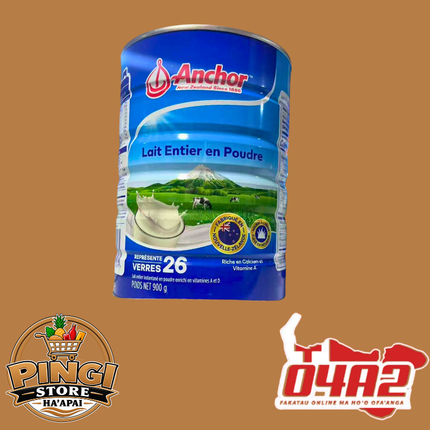 Anchor Milk Powder 900g - "PICK UP FROM PINGI STORE, HA'APAI"