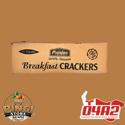 Box Punjas Crackers  - “PICK UP FROM PINGI STORE, HA'APAI"