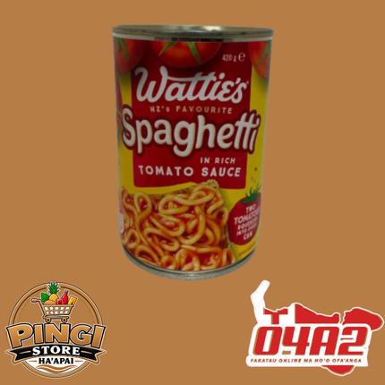 Watties Spaghetti 420g - "PICK UP FROM PINGI STORE, HA'APAI"