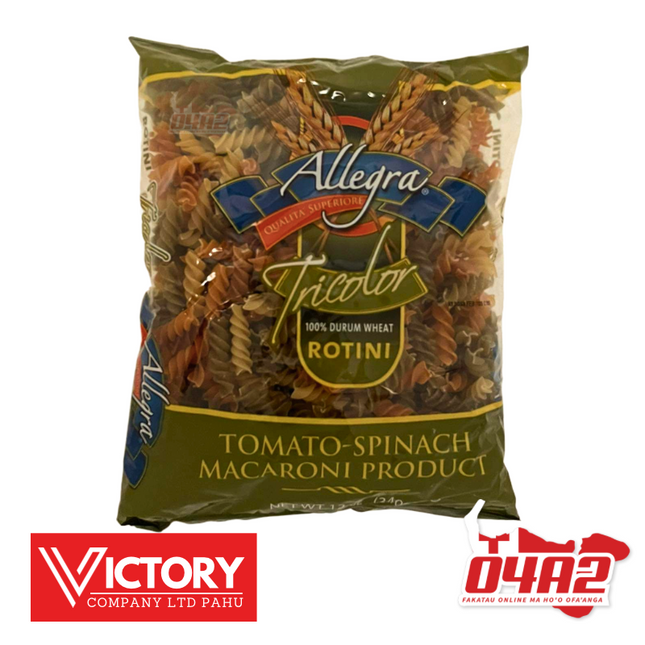 Tomato Spinach Macaroni 340g - “PICK UP FROM VICTORY SUPERMARKET & WHOLESALE, PAHU"