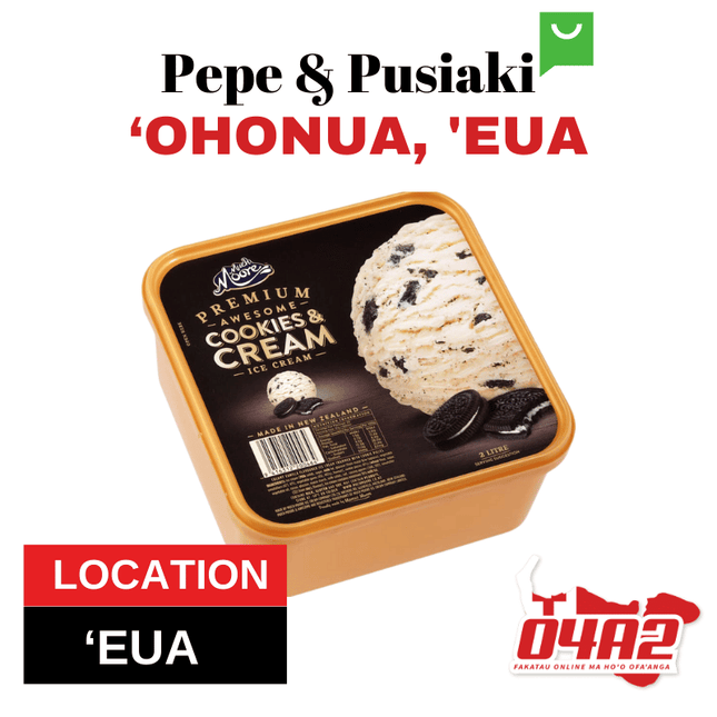 Much Moore Ice Cream - "PICK UP FROM PEPE & PUSIAKI, 'OHONUA, 'EUA"