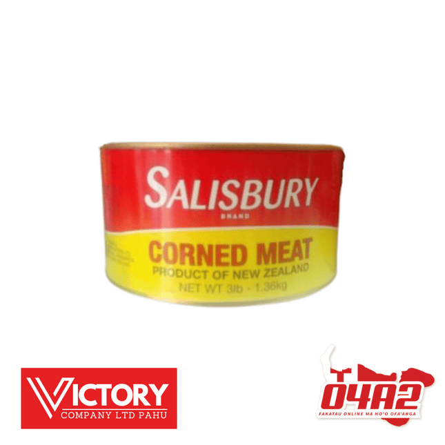 Salisbury Corn Beef 3lb Kapapulu  - "PICK UP FROM VICTORY SUPERMARKET & WHOLESALE, PAHU"