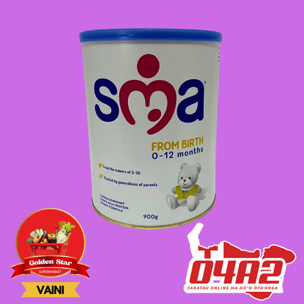 SMA Infant Formula From 0 - 12 Months 900g - "PICK UP FROM GOLDEN STAR, VAINI TONGATAPU"