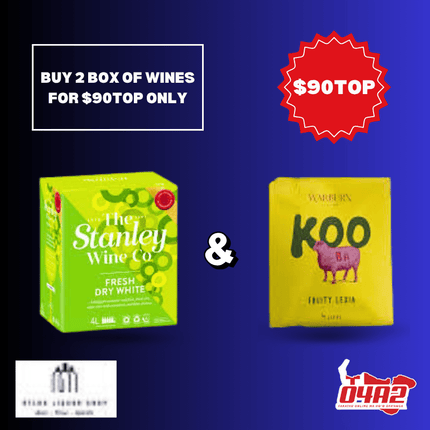 Buy 2 Box of Wine SPECIAL 21+ ONLY - "PICK UP FROM ATLAS LIQUOR, HA'ATEIHO"
