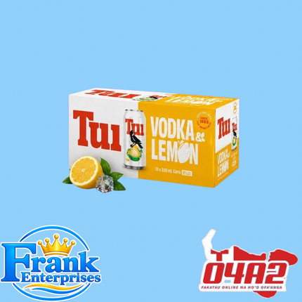Box Tui Vodka Lemon - “PICK UP FROM FRANK ENTERPRISE LTD, MA’UFANGA”