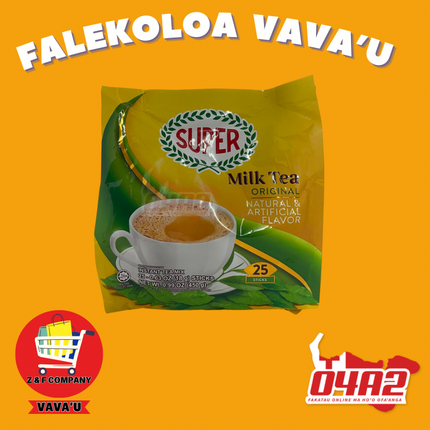 Super Milk Tea 450g - "PICK UP FROM Z&F HANGA KI POUONO, NEIAFU VAVA'U"