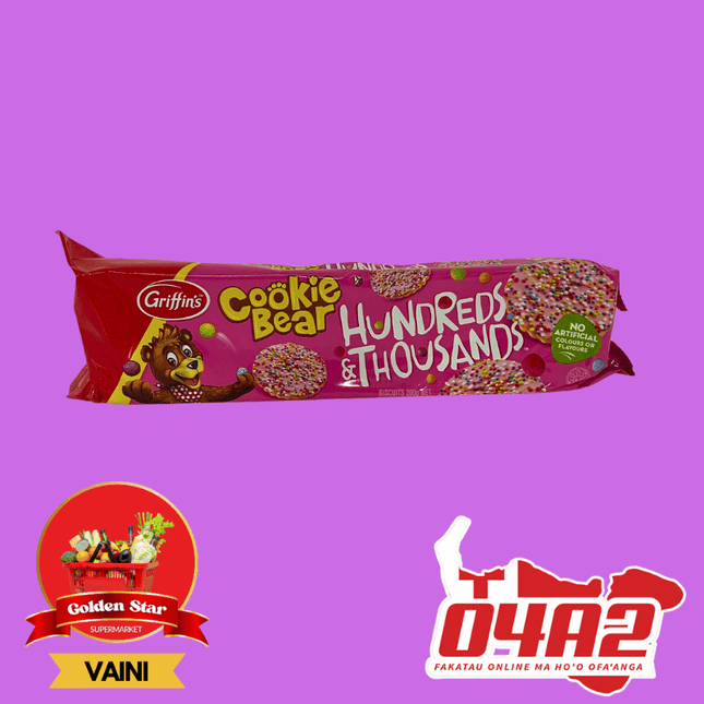 Cookie Bear Hundres & Thousand 200g  - "PICK UP FROM GOLDEN STAR, VAINI TONGATAPU"
