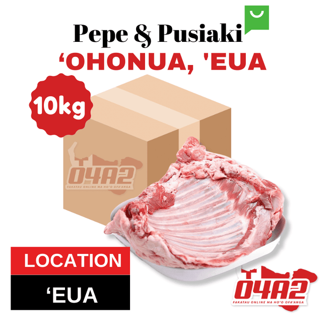 Sipi Talavou Kapakapa (Lamb Pure Flap Frozen) 10kg - "PICK UP FROM PEPE & PUSIAKI, 'OHONUA, 'EUA"