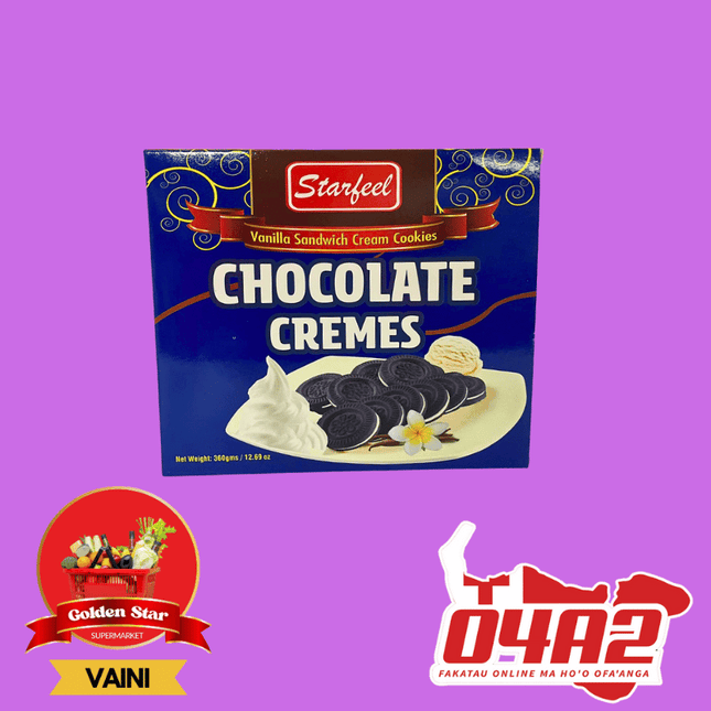 Starfeel Chocolate Cremes 360g - "PICK UP FROM GOLDEN STAR, VAINI TONGATAPU"