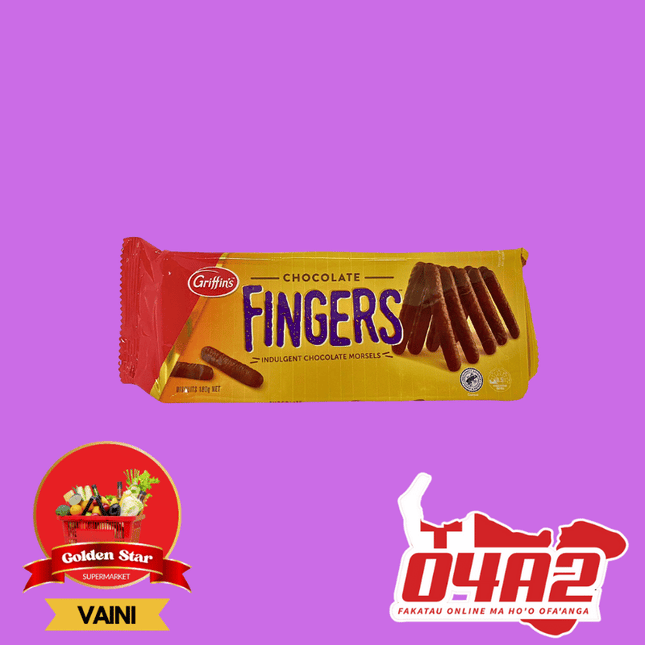 Chocolate Fingers 180g - "PICK UP FROM GOLDEN STAR, VAINI TONGATAPU"