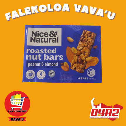 Nice & Natural Tasted Nut Bars - "PICK UP FROM Z&F HANGA KI POUONO, NEIAFU VAVA'U"