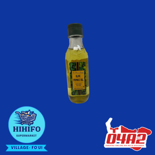 Olive Pomace Oil (Hina Lolo Olive) - PICK UP FROM HIHIFO SUPERMARKET, FO'UI