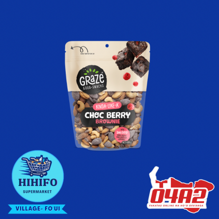 Graze Good snack-choc berry brownie - PICK UP FROM HIHIFO SUPERMARKET, FO'UI"
