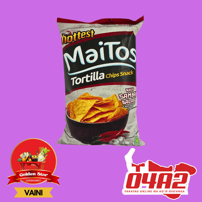Maitos Tortilla Chips Snack Corn BBQ Flavor 140g - "PICK UP FROM GOLDEN STAR, VAINI TONGATAPU"