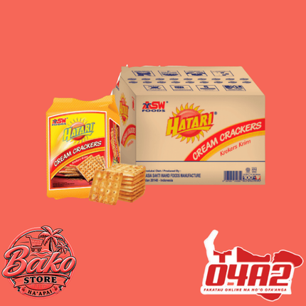 Box of Hatari - “PICK UP AT BAKO STORE IN PANGAI OR HIHIFO HA’APAI BRANCHES”