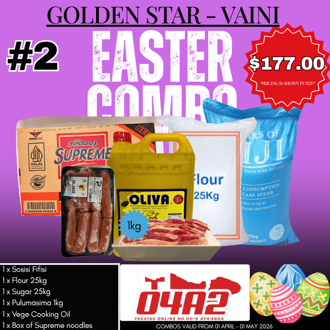 Golden Star Easter Combo #2 -  “PICK UP FROM GOLDEN STAR VAINI”
