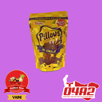 Pillows Chocolate Filled - "PICK UP FROM GOLDEN STAR, VAINI TONGATAPU"