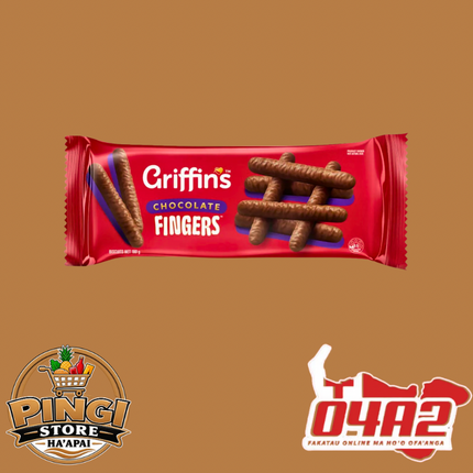 Griffins Chocolate Fingers 180g - “PICK UP FROM PINGI STORE, HA'APAI"