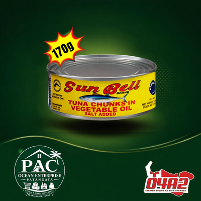 Sunbell Tuna 170g - "PICK UP FROM PAC OCEAN ENTERPRISE STORE in PATANGATA"