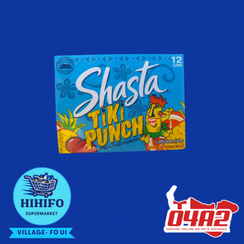 Shasta Tiki Punch Box (Puha Kapainu Shasta)- PICK UP FROM HIHIFO SUPERMARKET, FO'UI"
