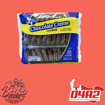 Chocolate Creme Cookies 334g - “PICK UP AT BAKO STORE IN PANGAI OR HIHIFO HA’APAI BRANCHES”