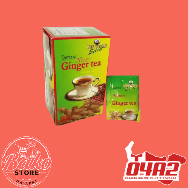 Honey Ginger Tea - “PICK UP AT BAKO STORE IN PANGAI OR HIHIFO HA’APAI BRANCHES”