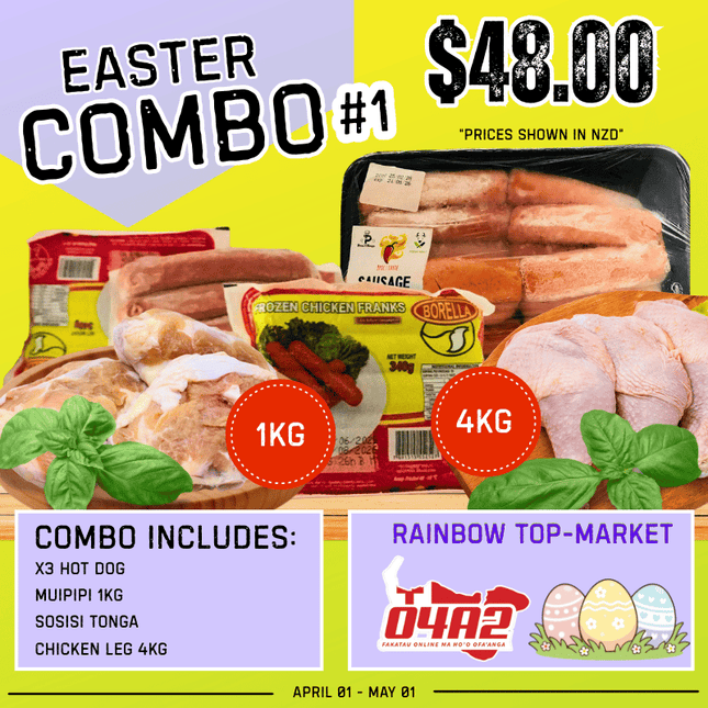 🌈 Easter Combo #1 - "PICK UP FROM RAINBOW TOP MARKET IN FANGA"