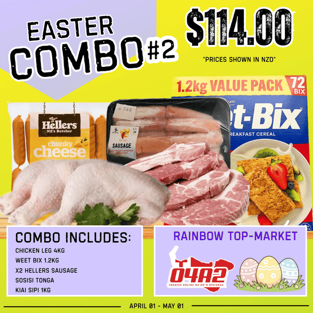 🌈 Easter Combo #2 - "PICK UP FROM RAINBOW TOP MARKET IN FANGA"