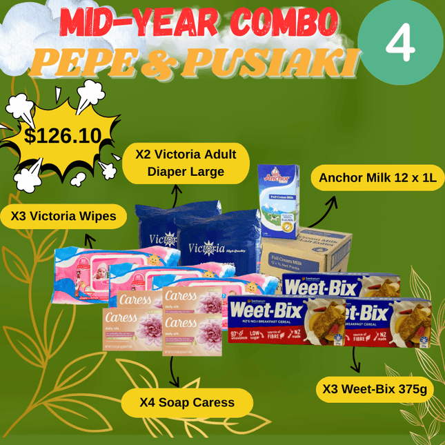 Pepe & Pusiaki Mid-Year Combo#4 - "PICK UP FROM PEPE & PUSIAKI, 'OHONUA, 'EUA"