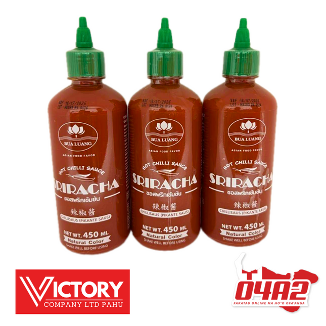 SRIRACHA Hot Chilli Sauce  - "PICK UP FROM VICTORY SUPERMARKET & WHOLESALE, PAHU"