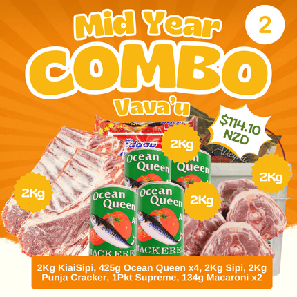 Vava’u Mid-Year Combo #2 - "PICK UP FROM Z&F HANGA KI POUONO, NEIAFU VAVA'U"