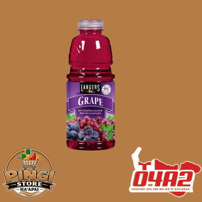 Langers Grape Drink 946ml - “PICK UP FROM PINGI STORE, HA'APAI"
