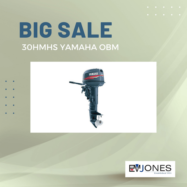 Yamaha 2 Stroke Outboard Motor 30HMHS - "PICK UP FROM EM JONES NUKU'ALOFA"