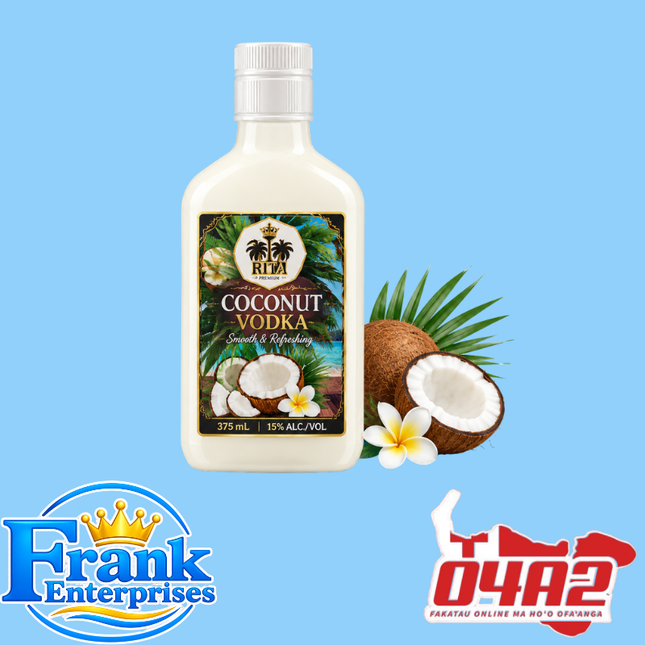 Rita Coconut Vodka (Plastic) 375ml - “PICK UP FROM FRANK ENTERPRISE LTD, MA’UFANGA”