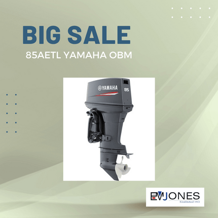 Yamaha 2 Stroke Outboard Motor 85AETL - "PICK UP FROM EM JONES NUKU'ALOFA"