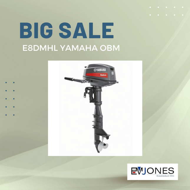 Yamaha 2 Stroke Outboard Motor E8DMHL - "PICK UP FROM EM JONES NUKU'ALOFA"