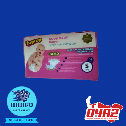 Toptop Diaper Small - PICK UP FROM HIHIFO SUPERMARKET, FO'UI"