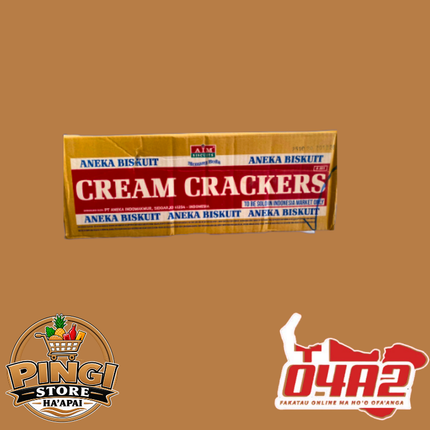 Box Aneka Crackers  - “PICK UP FROM PINGI STORE, HA'APAI"