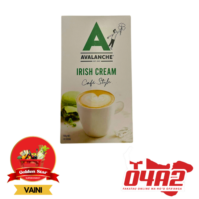 AVALANCHE IRISH CREAM 200g  - "PICK UP FROM GOLDEN STAR, VAINI TONGATAPU"