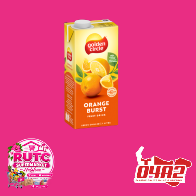 Golden Juice (Orange Burst) - “PICK UP FROM RUTC SUPERMARKET, HALALEVA”