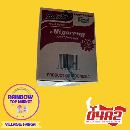 Box Indomie Migoreng - ”PICK UP FROM RAINBOW TOP MARKET, FANGA”