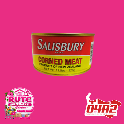 Salisbury Corned Meat 326g - “PICK UP FROM RUTC SUPERMARKET, HALALEVA”