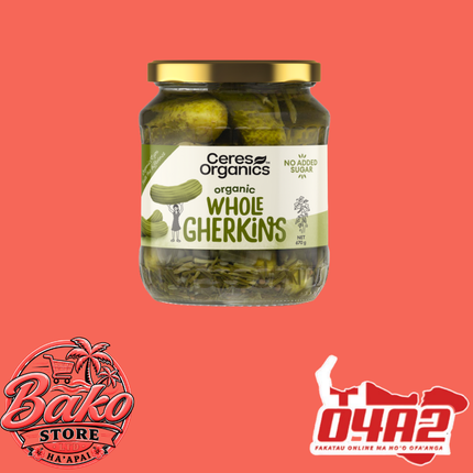 Whole Gherkins 670g - “PICK UP AT BAKO STORE IN PANGAI OR HIHIFO HA’APAI BRANCHES”