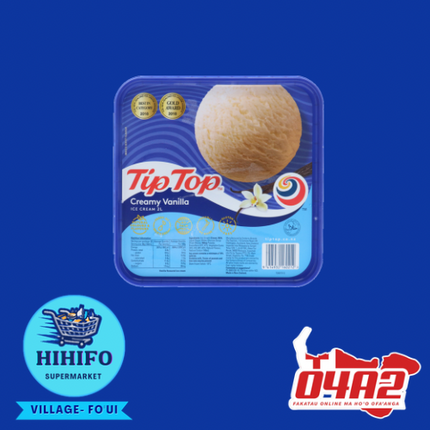 TipTop Ice Cream 2ltr - PICK UP FROM HIHIFO SUPERMARKET, FO'UI"