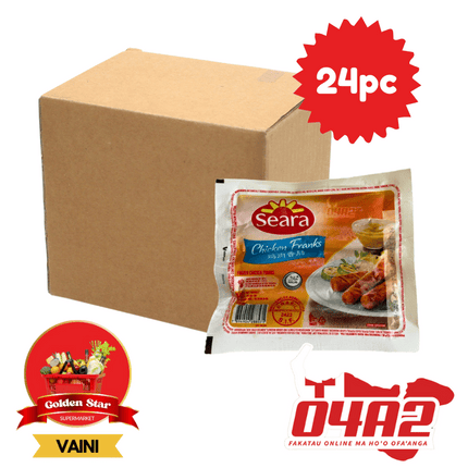 Puha Hot Dog 24pc Seara (Out of Stock) - "PICK UP FROM GOLDEN STAR, VAINI TONGATAPU"