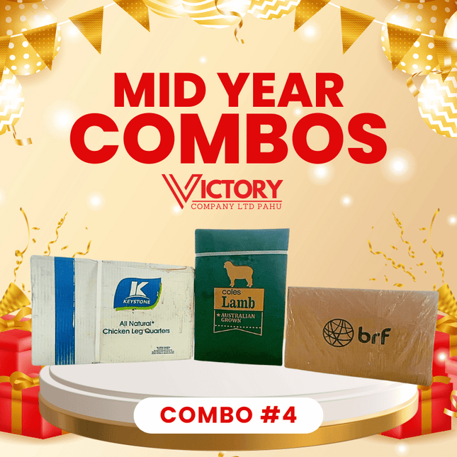 Mid Year Combo #4 - "1 x Lamb Flaps 10kg, 1 x Chicken Box 15kg, 1 x Hot Dogs Box" - "PICK UP FROM VICTORY SUPERMARKET & WHOLESALE, PAHU"