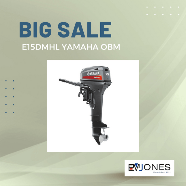 Yamaha 2 Stroke Outboard Motor E15DMHL - "PICK UP FROM EM JONES NUKU'ALOFA"