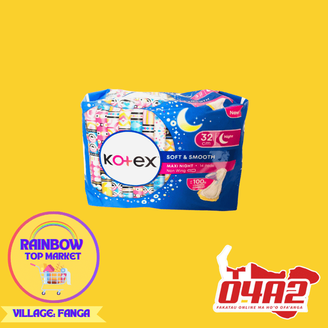 Kotex Pads - "PICK UP FROM RAINBOW TOP MARKET IN FANGA"