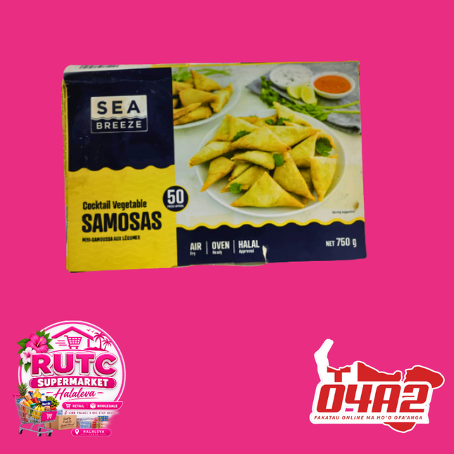 Sea Breeze Samosa 750g - “PICK UP FROM RUTC SUPERMARKET, HALALEVA”
