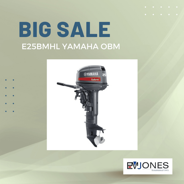 Yamaha 2 Stroke Outboard Motor E25BMHL - "PICK UP FROM EM JONES NUKU'ALOFA"